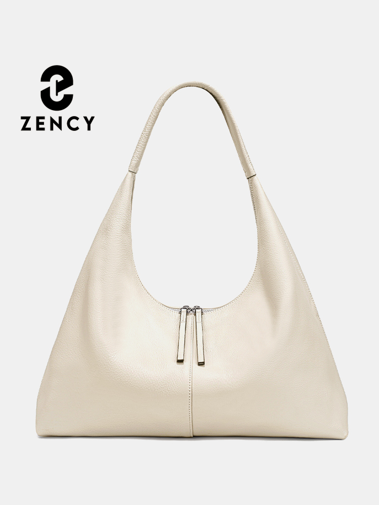 Women'S Tote Bags For Work - Zency 여성용 정품 가죽 호보 백