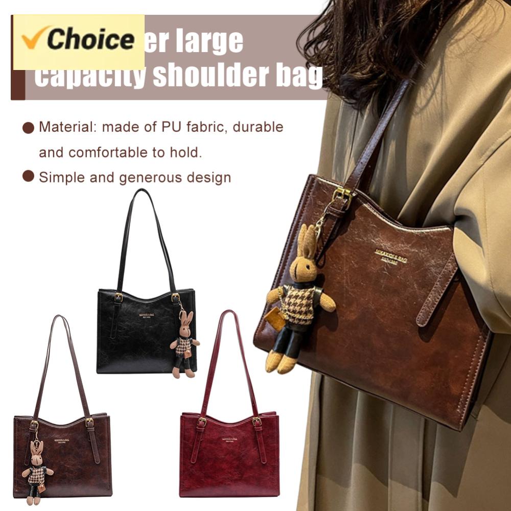 Women'S Tote Bags For Work - 여성 빈티지 통근 가방 패션 숄더백