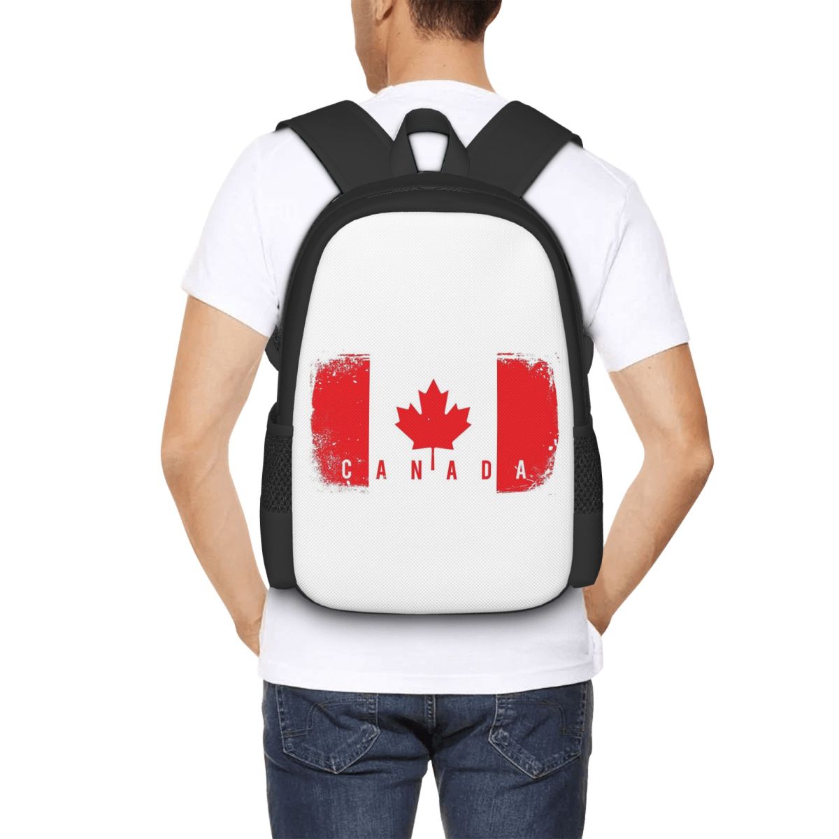 Women Bags In Canada - 캐나다 국기 학생 배낭 학교 가방