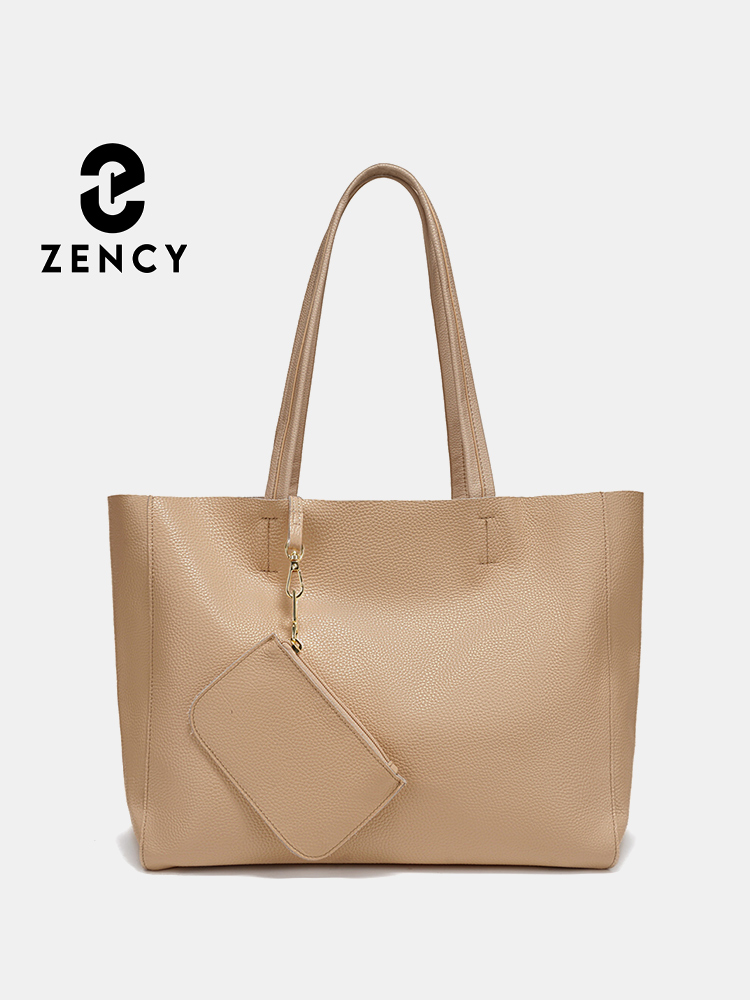 Women'S Tote Bags For Work - Zency 정품 가죽 대형 토트 백