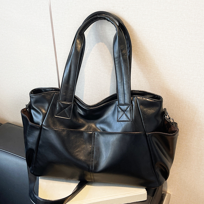 Women'S Tote Bags For Work - 여성용 레트로 소프트 가죽 핸드백, 다중