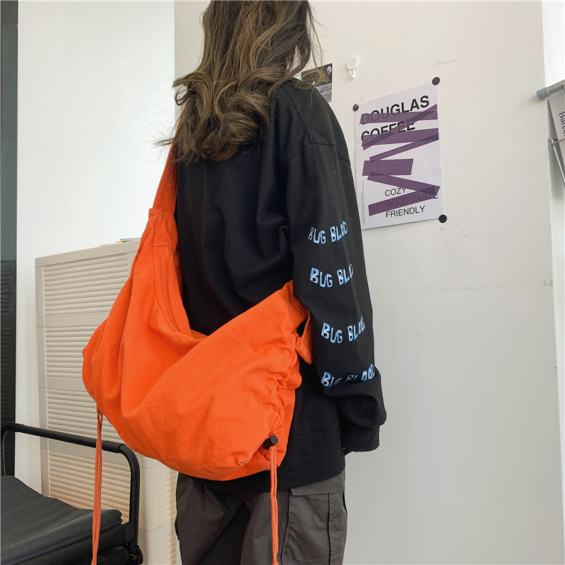 Women'S Bag Online - 여성용 대용량 접이식 캔버스 백, 로프