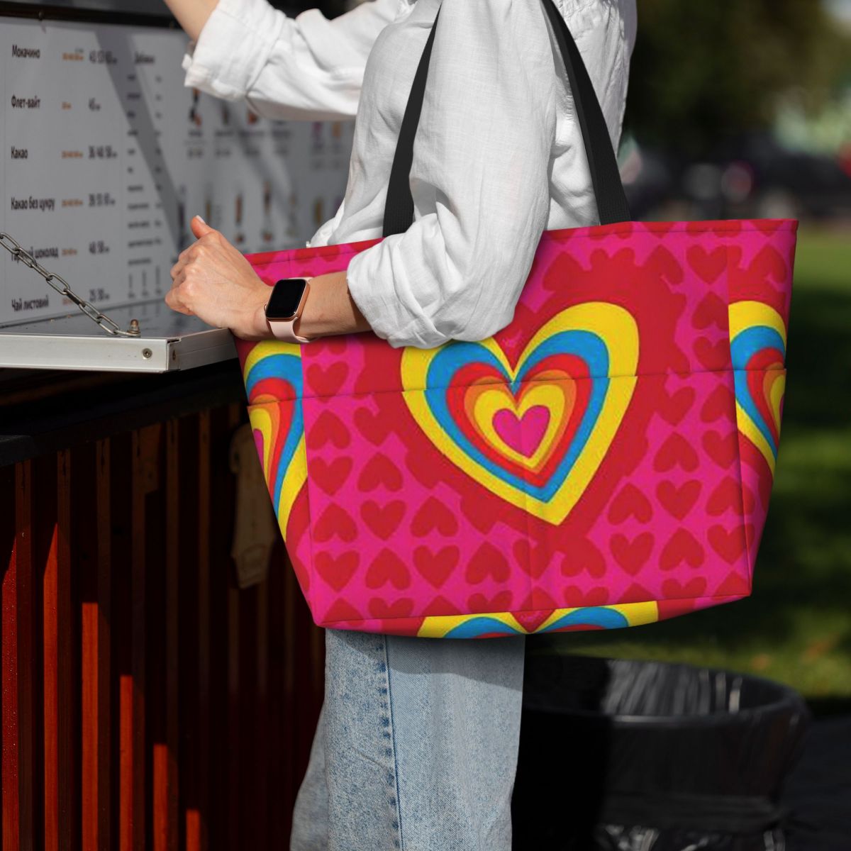 Women Bags Prada - Agatha Ruiz-De La-Prada 패턴 비치 토트