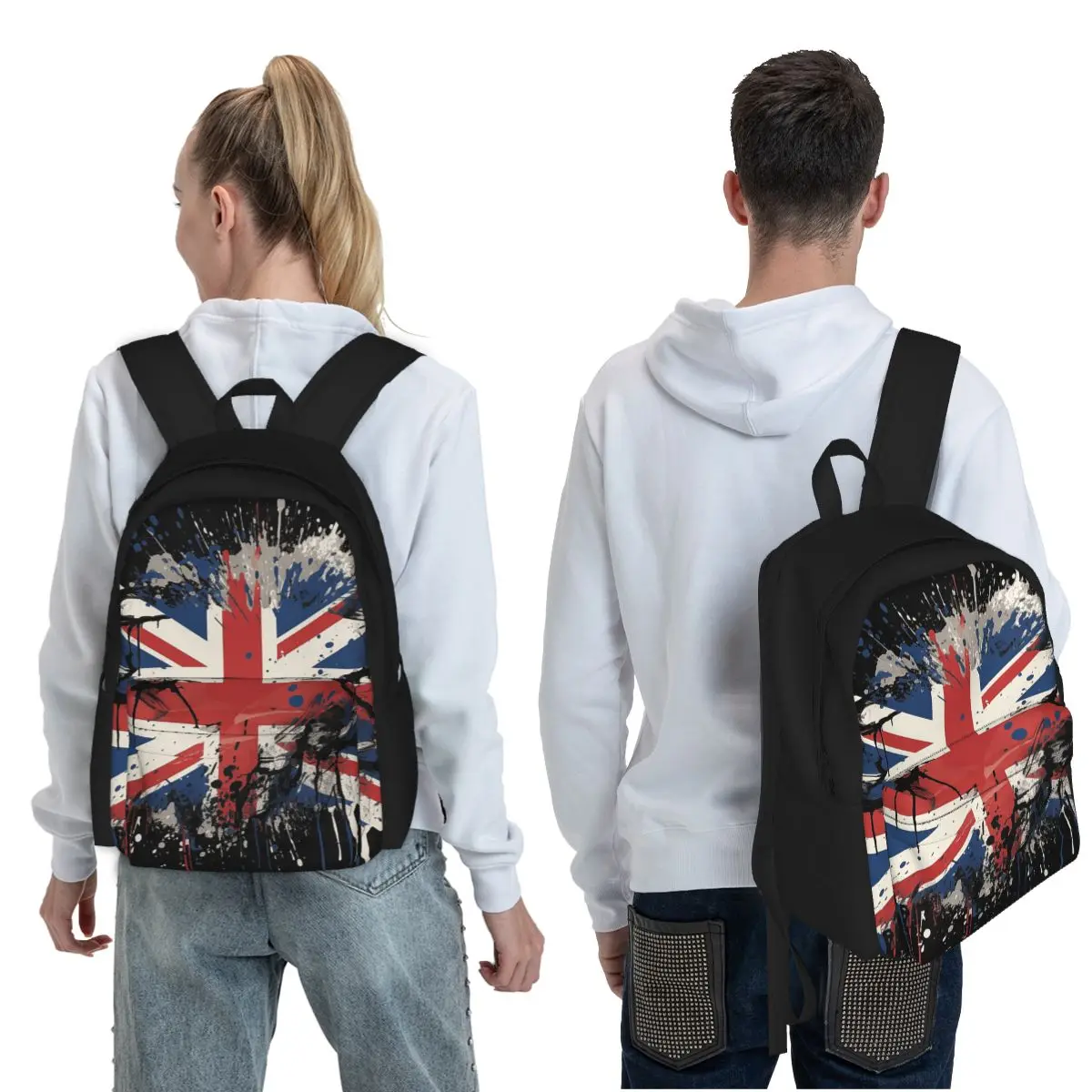 영국의 유니온 잭 국기 학생 배낭 학교 가방 하이킹 여 - Women Bags Uk 리뷰 및 가격