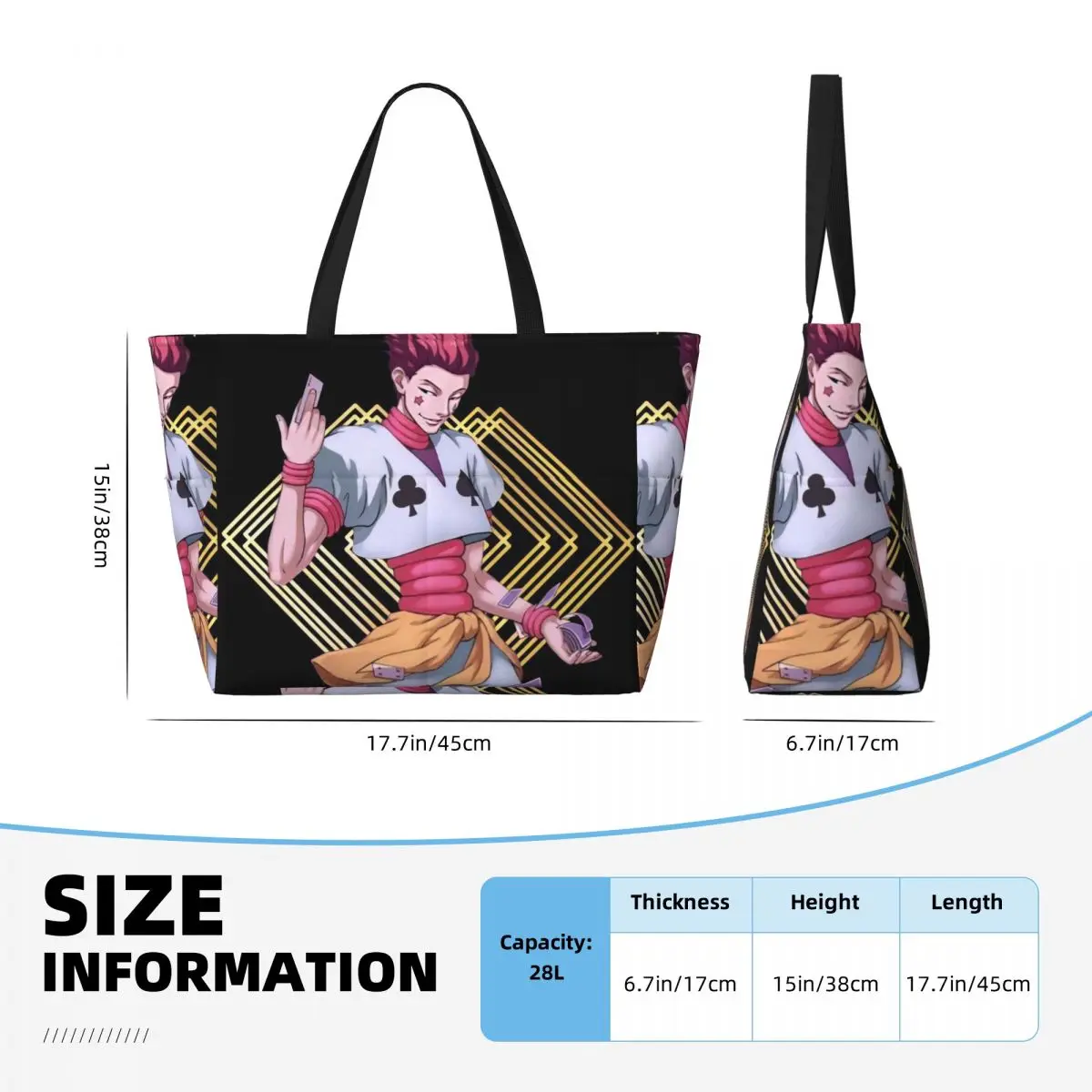 히소카 애니메이션 헌터X헌터 팬텀 트루프 크롤로 비치  - Women X Bags 리뷰 및 가격
