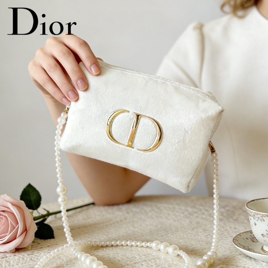 디올의 가방 화이트 벨벳 여행용 화장품 가방 여성용 필 - Women Bags Designer 리뷰 및 가격