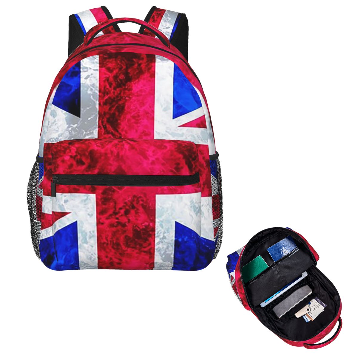영국 국기 유니언 잭 영국 학생 백팩 남녀 공용 패션  - Women Bags Uk 리뷰 및 가격