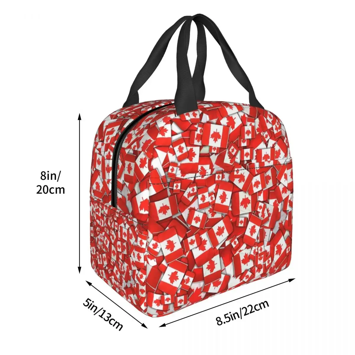 캐나다 국기 패턴 여성 및 어린이용 보온 도시락 가방  - Women Bags In Canada 리뷰 및 가격