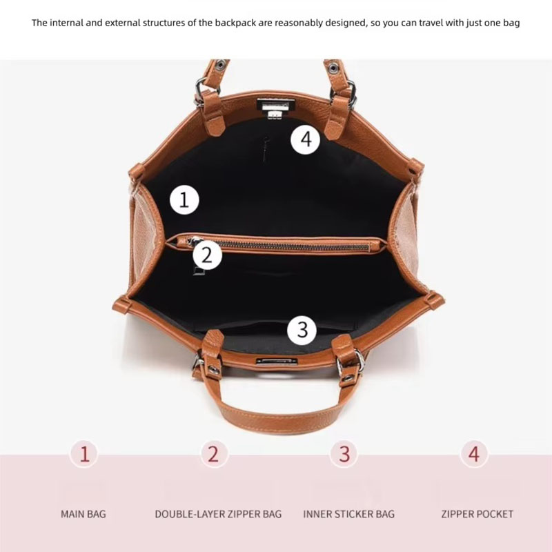 여성 대용량 토트 백 PU 가죽 회전 잠금 핸드백 숙녀 - Women'S Tote Bags For Work 리뷰 및 가격