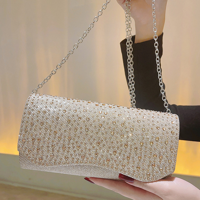 여성용 패션 봉투 숄더백, 골드 체인이 달린 캐주얼 크 - Women Bags Gold 리뷰 및 가격