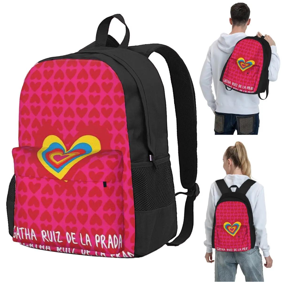Agatha Ruiz-De La-Prada 패턴 배낭  - Women Bags Prada 리뷰 및 가격