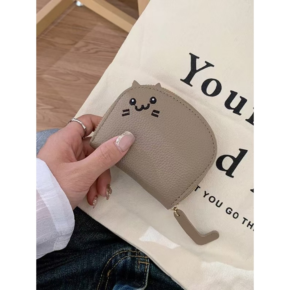 귀여운 고양이 스타일 카드 가방 신사 숙녀 동전 지갑  - Women'S Bag Online 리뷰 및 가격