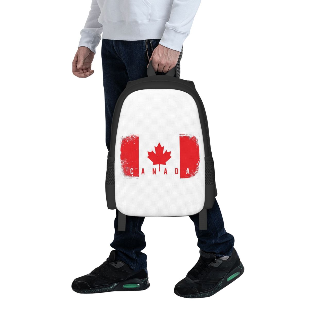 캐나다 국기 학생 배낭 학교 가방 하이킹 여행 데이 팟 - Women Bags In Canada 리뷰 및 가격
