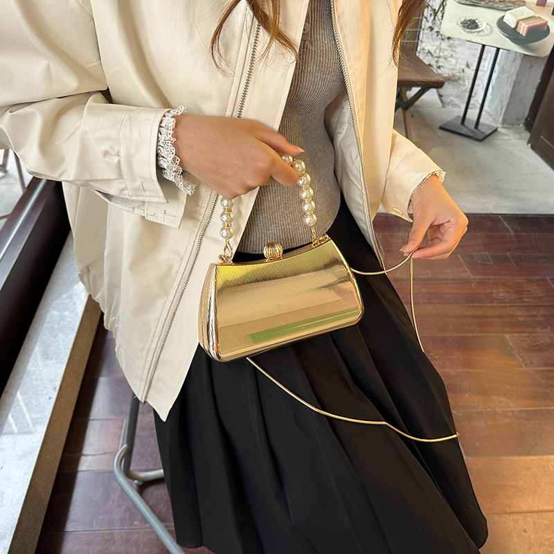 여성용 골드 메탈릭 크로스바디 숄더 메신저 토트백 럭셔 - Women Bags Popular Brands 리뷰 및 가격