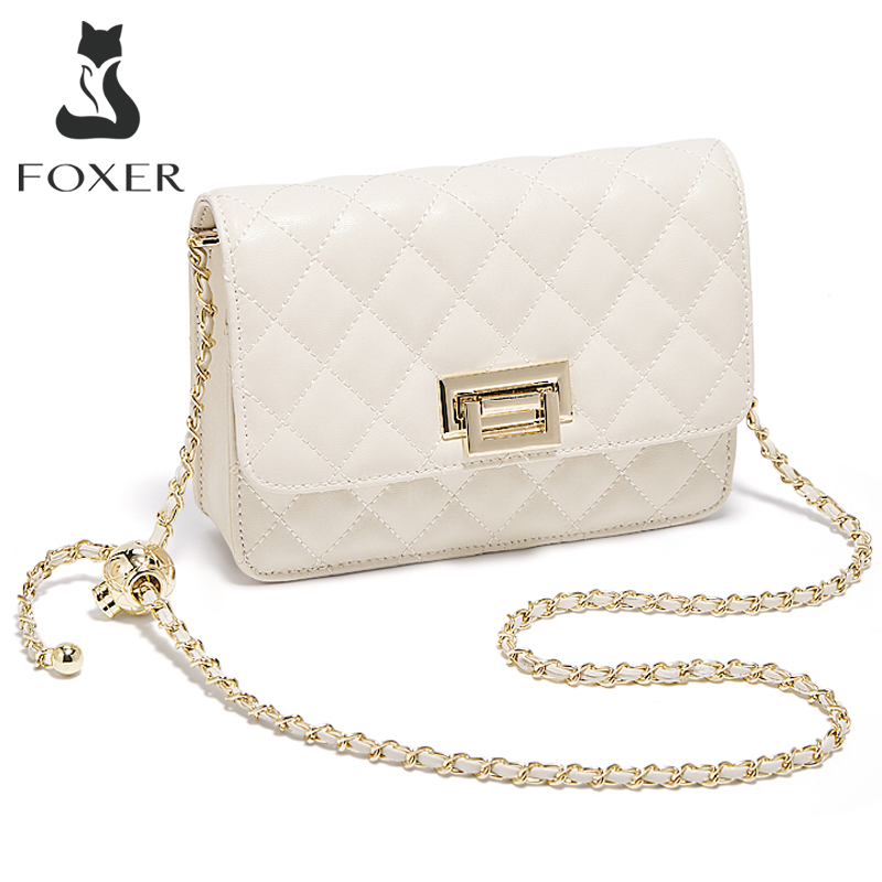 FOXER 2026 여성용 화이트 퀼팅 크로스바디 백  - Women Bags 2026 Trends 리뷰 및 가격