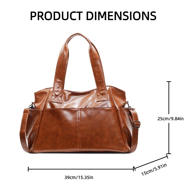 여성용 레트로 소프트 가죽 핸드백, 다중 포켓 대용량  - Women'S Tote Bags For Work 리뷰 및 가격