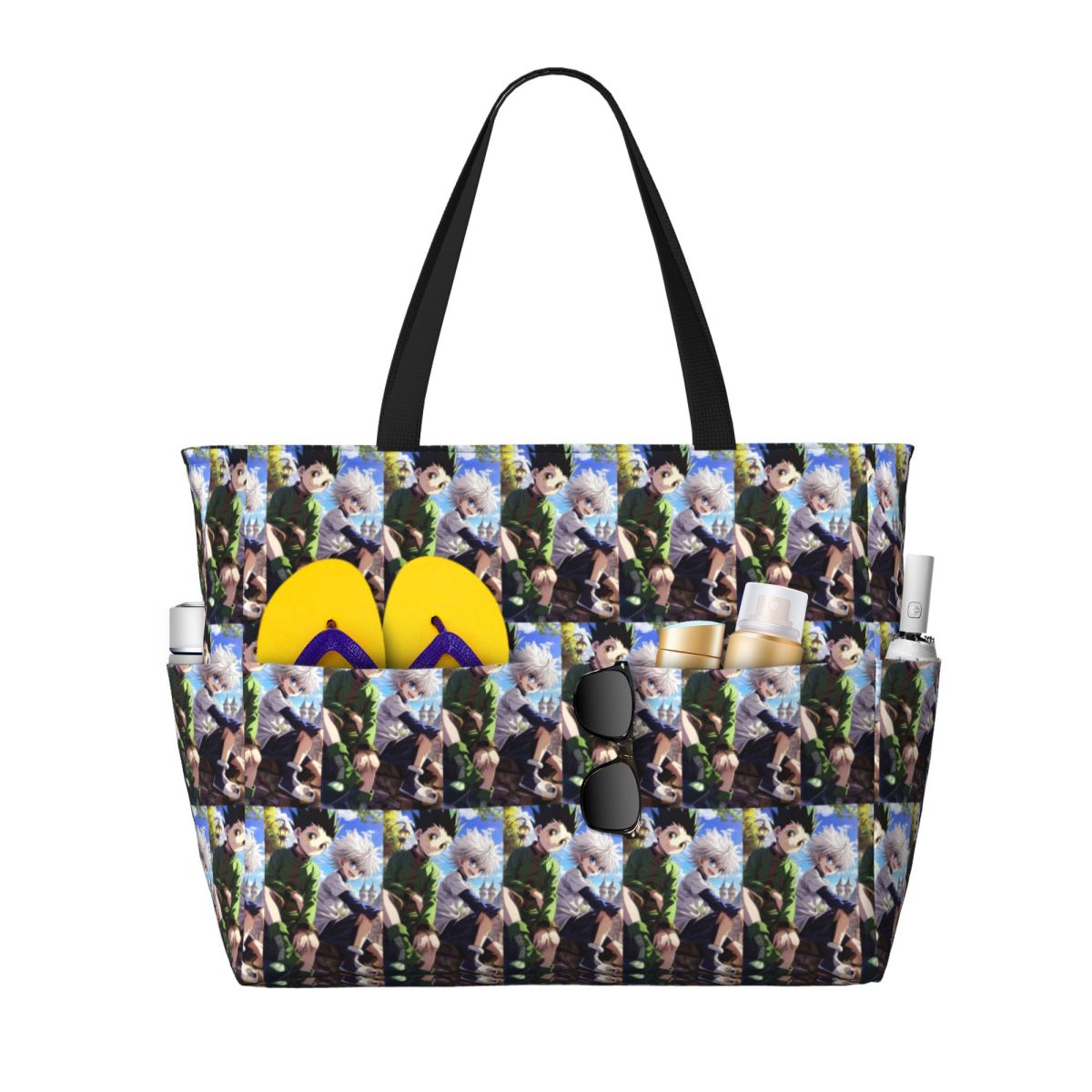 만화 애니메이션 헌터 X 헌터 비치 토트 백 스포츠 체 - Women X Bags 리뷰 및 가격