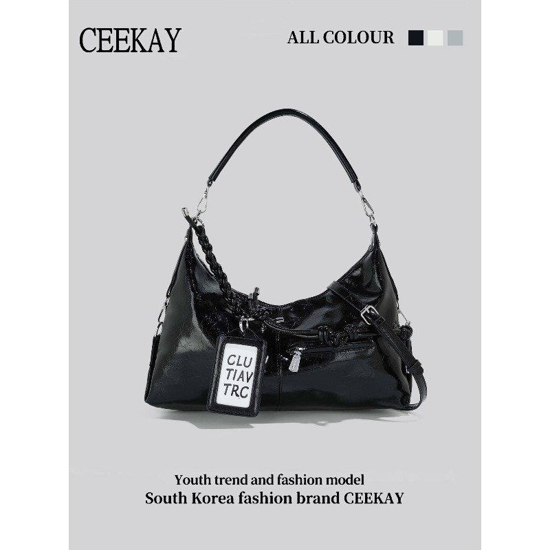 2026 CEEKAY 글로시 가죽 호보백 Y2K 스트릿 - Women Bags 2026 Trends 리뷰 및 가격