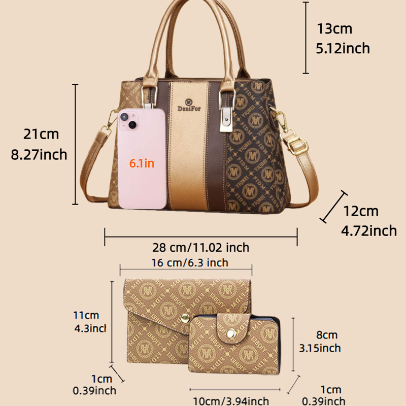 스플라이스 디자인의 여성용 핸드백 3종 세트, 여성용  - Women Bags Designer 리뷰 및 가격