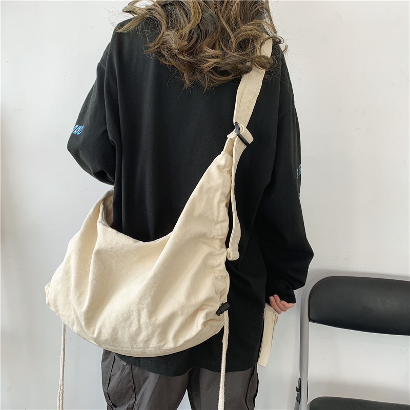 여성용 대용량 접이식 캔버스 백, 로프 숄더백, 메신저 - Women'S Bag Online 리뷰 및 가격