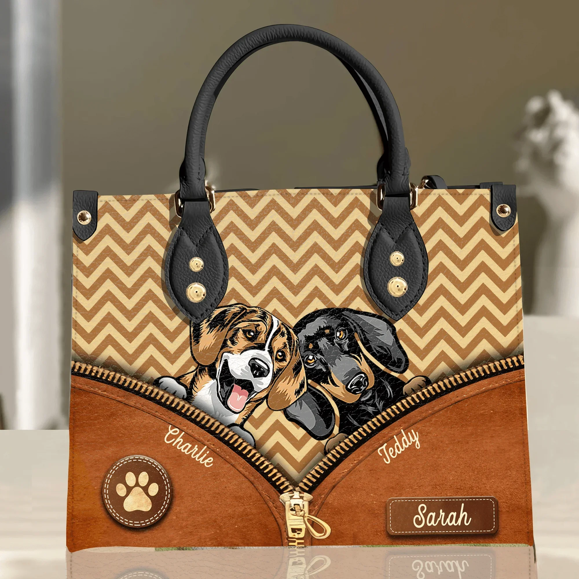 여성용 가죽 클러치 백, 여성 선물, 맞춤형 강아지 애 - Women Bags Premium Brands 리뷰 및 가격