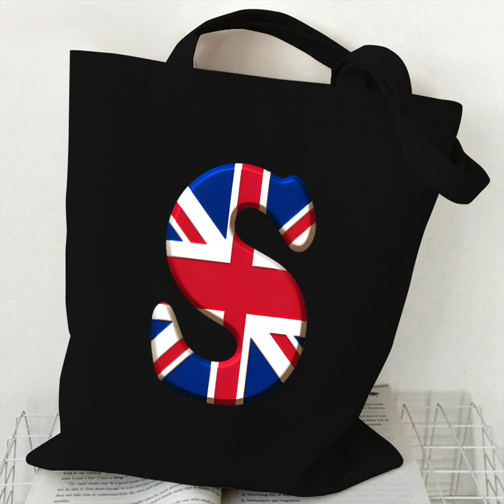 A-Z 26자 알파벳 캔버스 토트백 여성용 핸드백 영국 - Women Bags Uk 리뷰 및 가격
